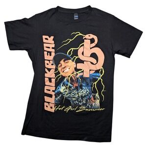 Tultex Blackbear Men's Small Black Graphic Tee Shirt Music Merch Summer